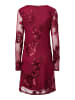 Pieces Midikleid in Beet Red