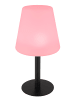 Globo lighting Solarleuchte "SOLARLEUCHTE METALL black, 8XRGBW LED" in black