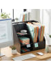 relaxdays Schreibtisch Organizer in Schwarz - (B)33,5 x (H)28 x (T)26,5 cm