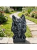 relaxdays Gargoyle Figur in Grau - (B)28 x (H)42 x (T)28 cm