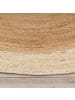 KADIMA DESIGN Jute Teppich Boho wendbar in Elfenbein