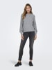 ONLY Strickpullover in Medium Grey Melange