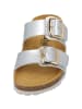 Palado Pantoletten Samos GS in Silber Lack/Gold