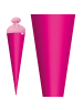 ROTH Bastel-Schultüte groß pink 70 cm Filzverschluss pink in Pink