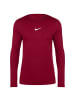 Nike Performance Longsleeve Park First in dunkelrot / weiß