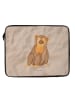 Mr. & Mrs. Panda Laptop Tasche Affe ohne Spruch in Sandig