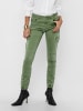 ONLY Cargo Jeans Hose Mid Waist Denim Jogger Pants ONLMISSOURI in Grün