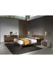 Angel Cerdá Bett 7178 in Walnuss – (B)181 x (H)210 x (T)84 cm