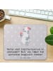 Mr. & Mrs. Panda Mouse Pad Ergotherapeutin BalanZeichen mit Spruch in Grau Pastell