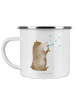 Mr. & Mrs. Panda Emaille Tasse Bär Seifenblasen ohne Spruch in Weiß