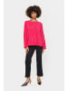 SAINT TROPEZ Langarm-Bluse ZuniSZ Gerade Passform in Bright Rose