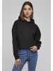 Urban Classics Urban Classics Damen Ladies Cropped Oversized Hoodie in black
