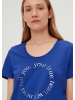 s.Oliver T-Shirt kurzarm in Blau