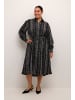 KAFFE curve Kleid KCalicia Loose fit in Black/White/Elephant Graphic
