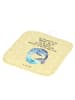 Mr. & Mrs. Panda Topflappen Walfisch Thunfisch mit Spruch in Gelb Pastell