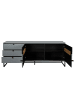 home24 Sideboard Koono 180 cm in Blaugrau