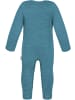 Normani Outdoor Sports 2er Pack Baby Merino Strampler Tangoio in Blau/Anthrazit
