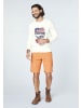 Oklahoma Jeans Bermuda Shorts mit seitlichen Cargotaschen in Orange