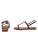 Ital-Design Sandale & Sandalette in Braun und Beige