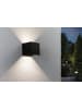 paulmann LED Akkuwandleuchte Nyara  IP44 3000K 100x104mm 2x1W Schwarz