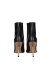 Off-White Schwarz Leder Knöchel Stiefel
