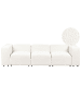 Beliani Modulsofa FALSTERBO in Weiß - (W) 278 x (H) 70 x (L) 105 cm