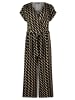 Betty Barclay Jumpsuit mit Eingrifftaschen in Black/Khaki