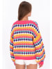 myMo Cardigan in pink multicolor