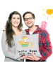 Mr. & Mrs. Panda Zierkissen Fuchs Beste Mama der Welt mit Spruch in Grau Pastell