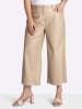 sheego Lederimitat-Hose in beige