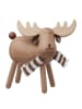 Butlers Deko-Elch WOODY FOREST mit Schal in Braun