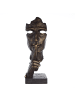 GILDE Skulptur Silence bronzefarben - (H) 39 cm