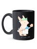 Mr. & Mrs. Panda Tasse Haushaltshilfe Herz ohne Spruch in Schwarz