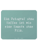 Mr. & Mrs. Panda Mauspad Spruch Fotograf Kaffee mit Spruch in Meeresbrise