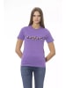 Baldinini Trend Lila Baumwolle Damen T-Shirt