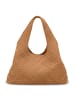 Les Visionnaires PAZ Weave Schultertasche Leder 44 cm in golden brown