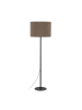 Licht-Erlebnisse Stehlampe Ø 50 x (H)165 cm in Schwarz Braun