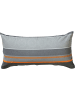 Erwin Müller Edel Flanell Kissenbezug in grau-silber-orange