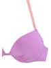 Venice Beach Push-Up-Bikini-Top in lila