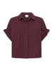 ICHI Hemd kurzarm IHSAMI Loose fit in Vineyard Wine