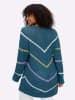 sheego Ajourpullover in topas-gemustert