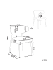 Beliani 2er-Set Esszimmerstuhl UNITY in Beige