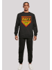 F4NT4STIC Sweatshirt Kiss Rock Band Army Logo in schwarz