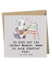 Mr. & Mrs. Panda Klappkarte Künstler Herz mit Spruch in Grau Pastell
