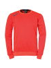 Kempa Langarmshirt PLAYER TRAINING TOP in fluo rot/ice grau