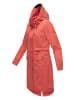 Navahoo Kurzmantel Silberperlee in Coral Red
