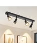 ZMH Deckenleuchte in schwarz 4-flammige GU10 moderne schwenkbar Deckenspots
