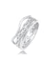 Elli Ring 925 Sterling Silber Knoten, Wellen, Ring Set, Twisted in Silber