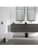 relaxdays 6-tlg. Badezimmer Set in Schwarz/ Natur