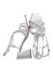 Ital-Design High-Heel Sandalette in Silber